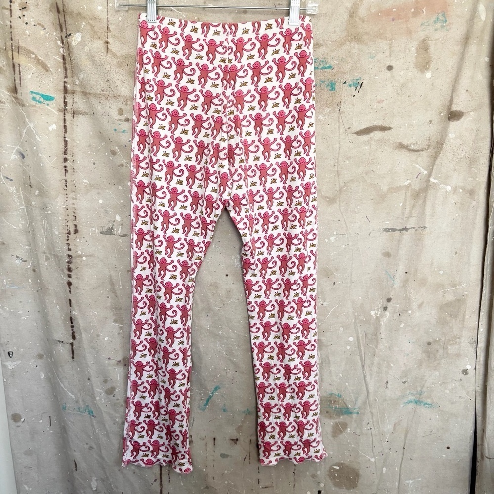Roller Rabbit Monkey Print Long Sleeve Pajama Set - Picture 6 of 7